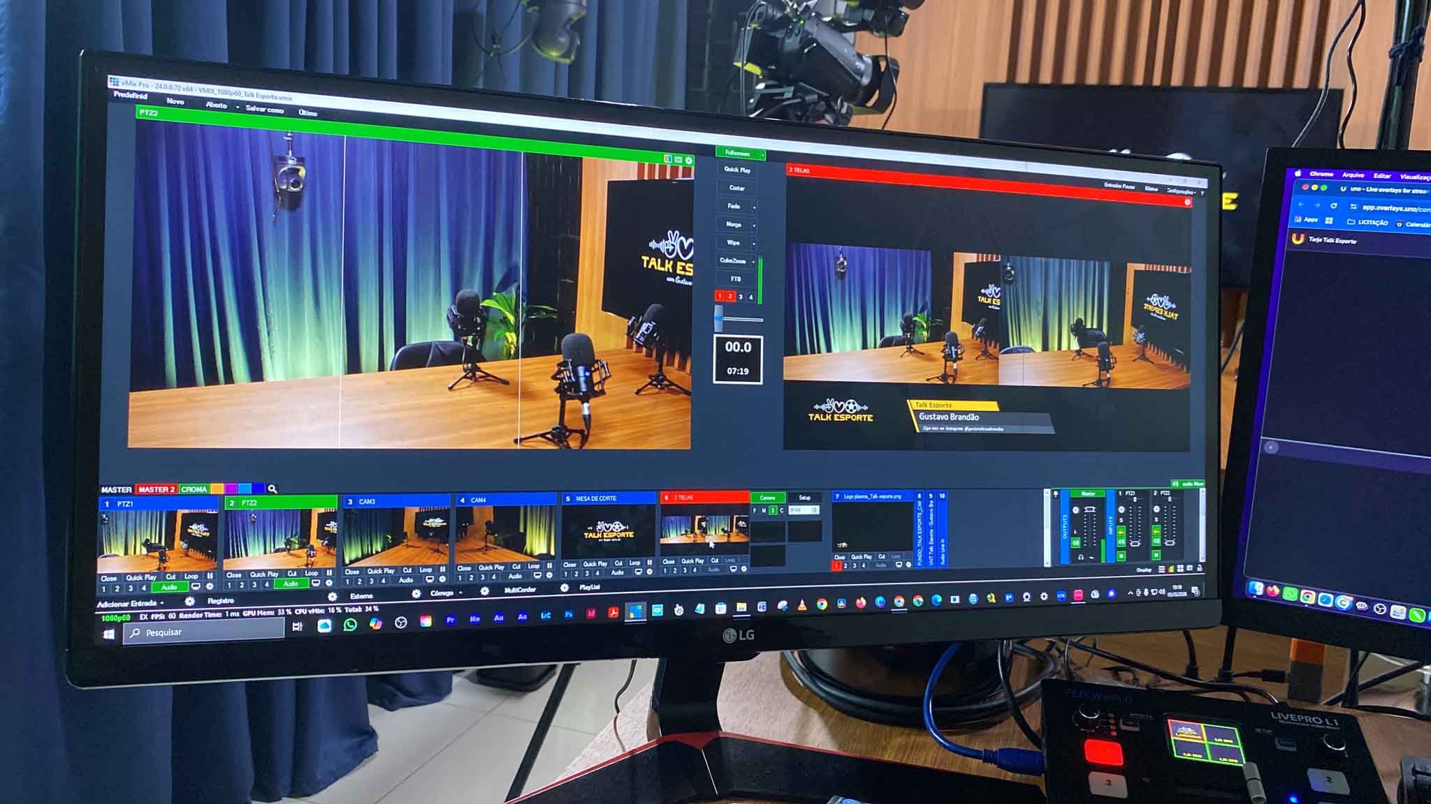 Estúdio de Podcast